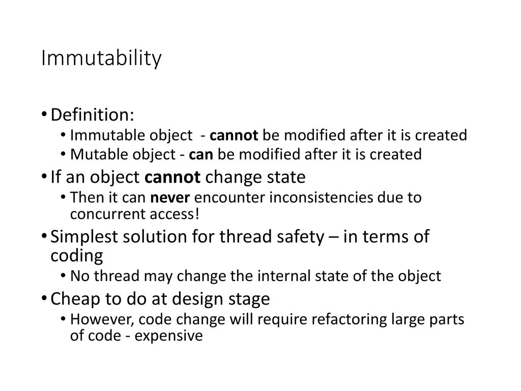 Lecture 8 Thread Safety. - ppt download