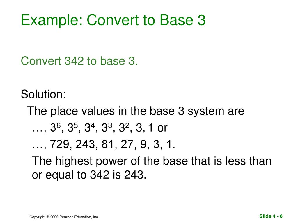 4 3 other bases ppt download