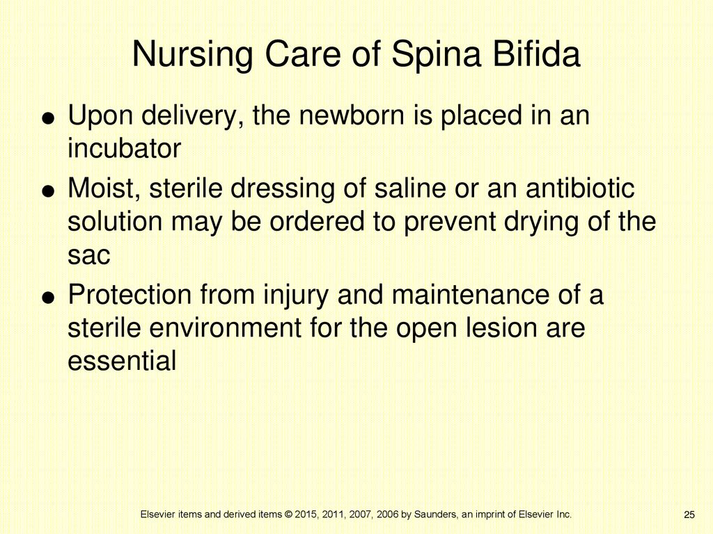 Nursing Care of Spina Bifida