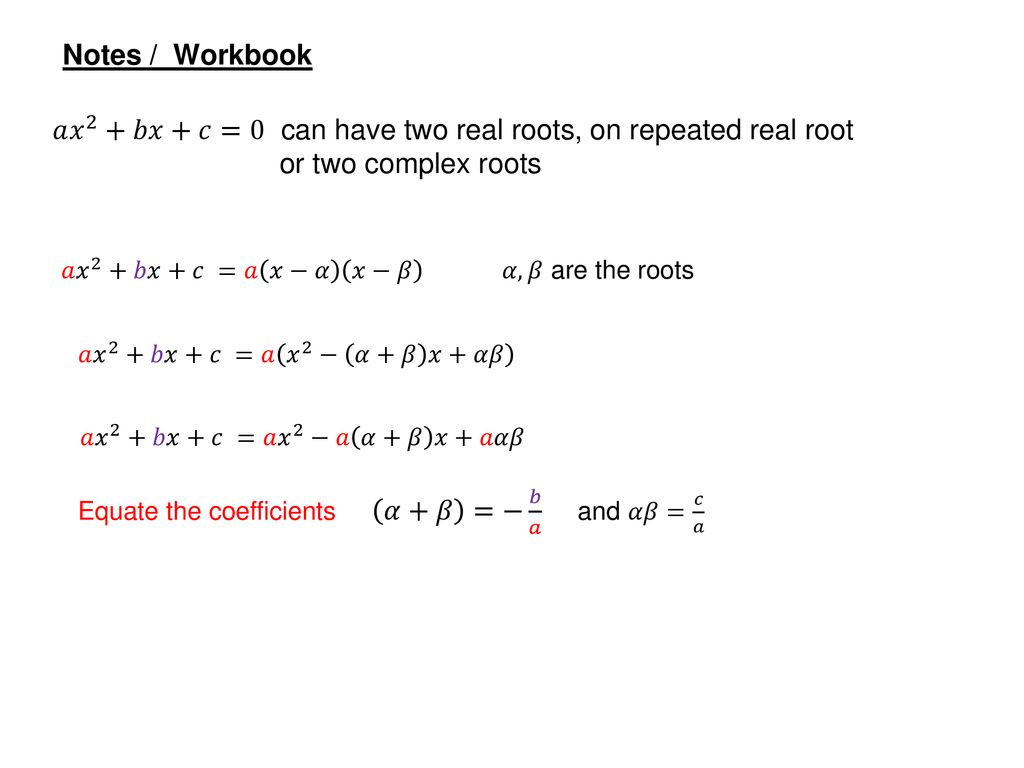 Roots Of Polynomials Ppt Download