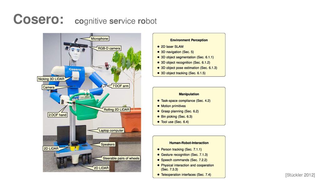 Cosero: cognitive service robot