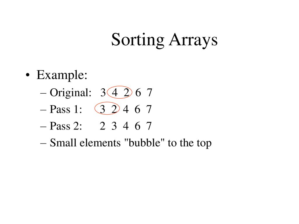 Chapter 3 Arrays Dr. A. PHILIP AROKIADOSS Assistant Professor - ppt ...