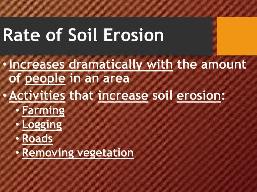 Composition Formation Erosion Profile ppt download