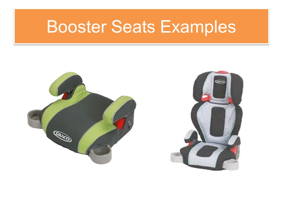 Booster Seats Examples