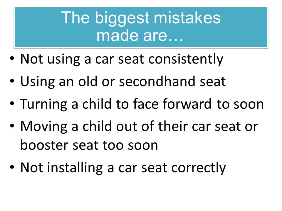 The biggest mistakes made are…