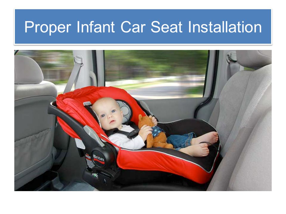 Proper Infant Car Seat Installation