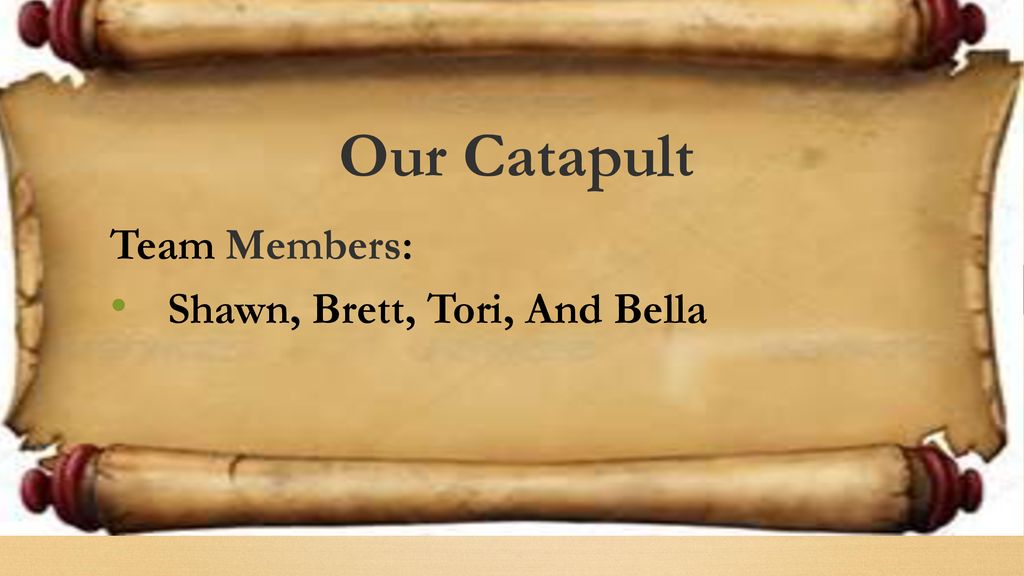 Team Members: Shawn, Brett, Tori, And Bella