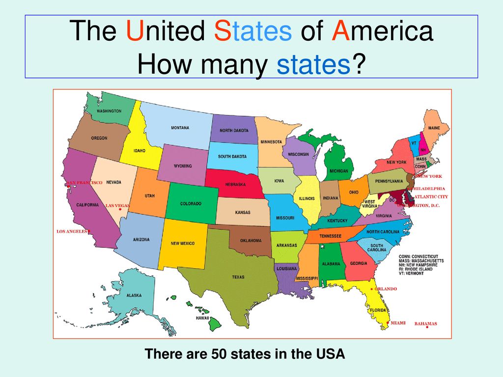 Here is the united states