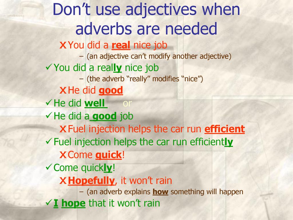 6 use the adjectives. What is adjective. Using adjectives and adverbs. Jobs adjectives. What are adverbs.