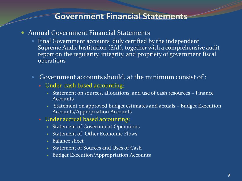Government Accounting Framework - ppt download