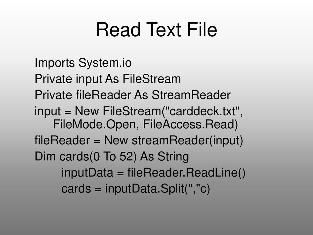 Reading from file picture boxes ppt download