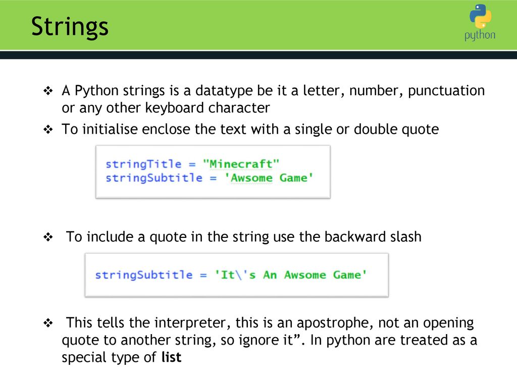 Python Strings. - ppt download