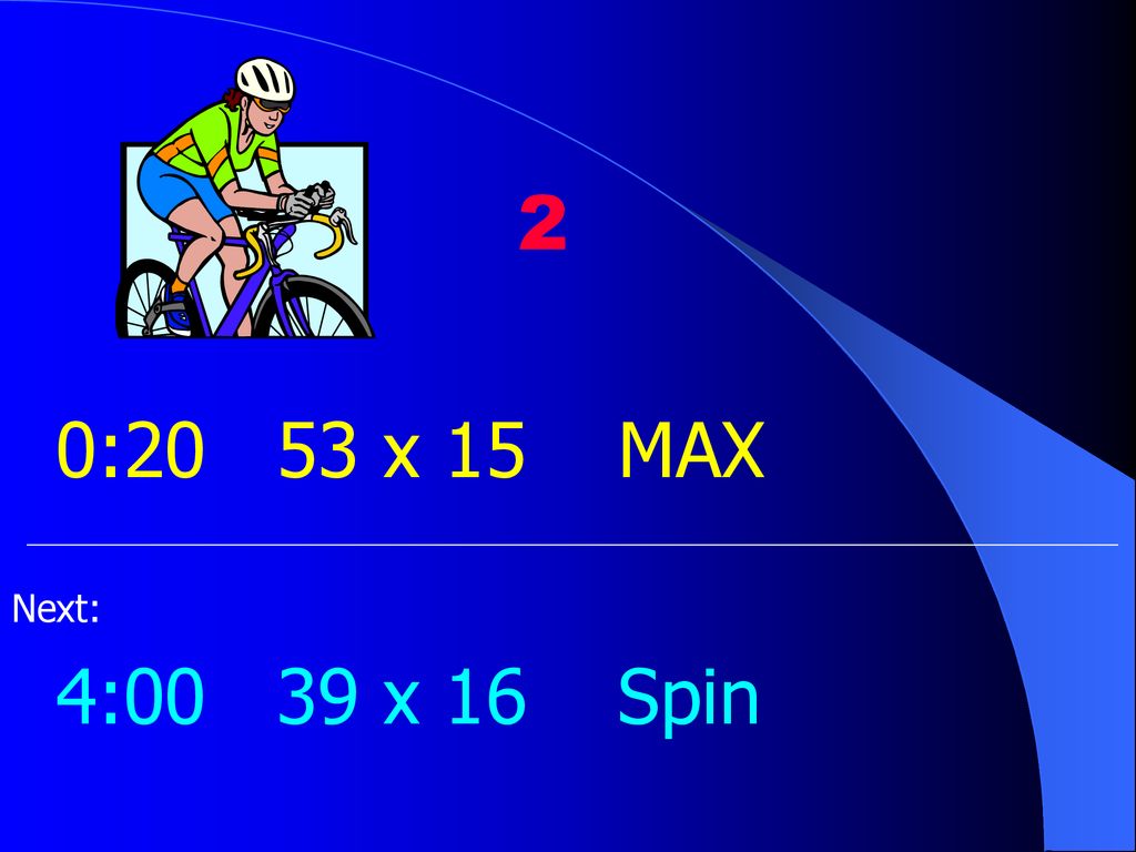 2 0:20 53 x 15 MAX Next: 4:00 39 x 16 Spin