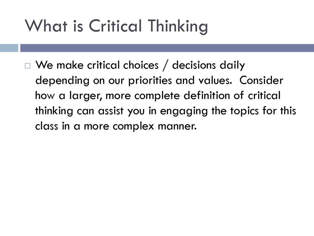 Critical Thinking  Definition, Origins & Examples - Video