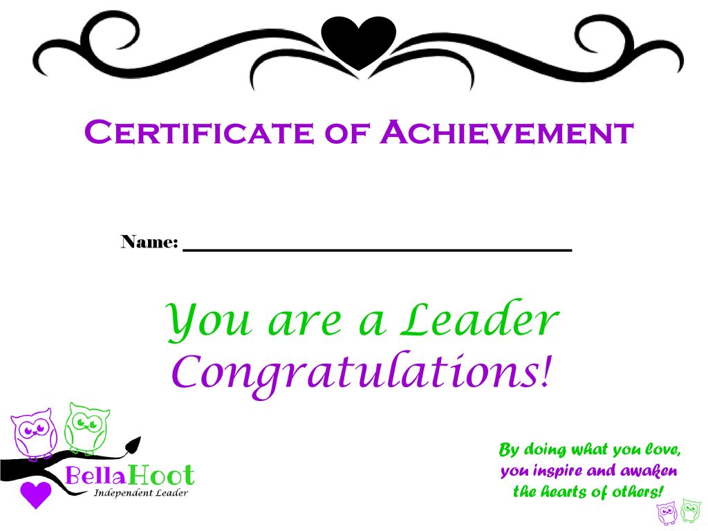 You are an Advisor Congratulations! Certificate of Achievement ...