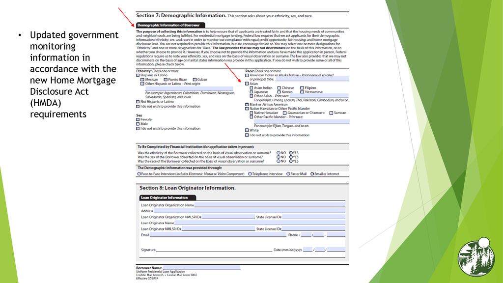 2019 Uniform Residential Loan Application Urla Ppt Download