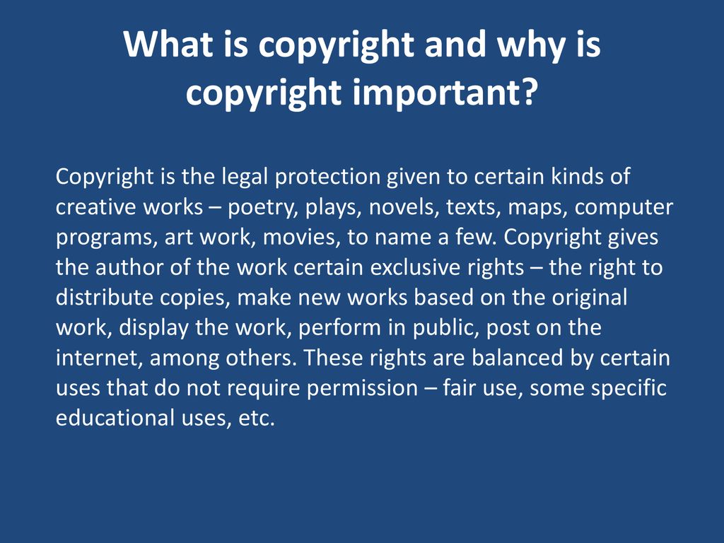 Copyright Presentation: Use of Consumables - ppt download