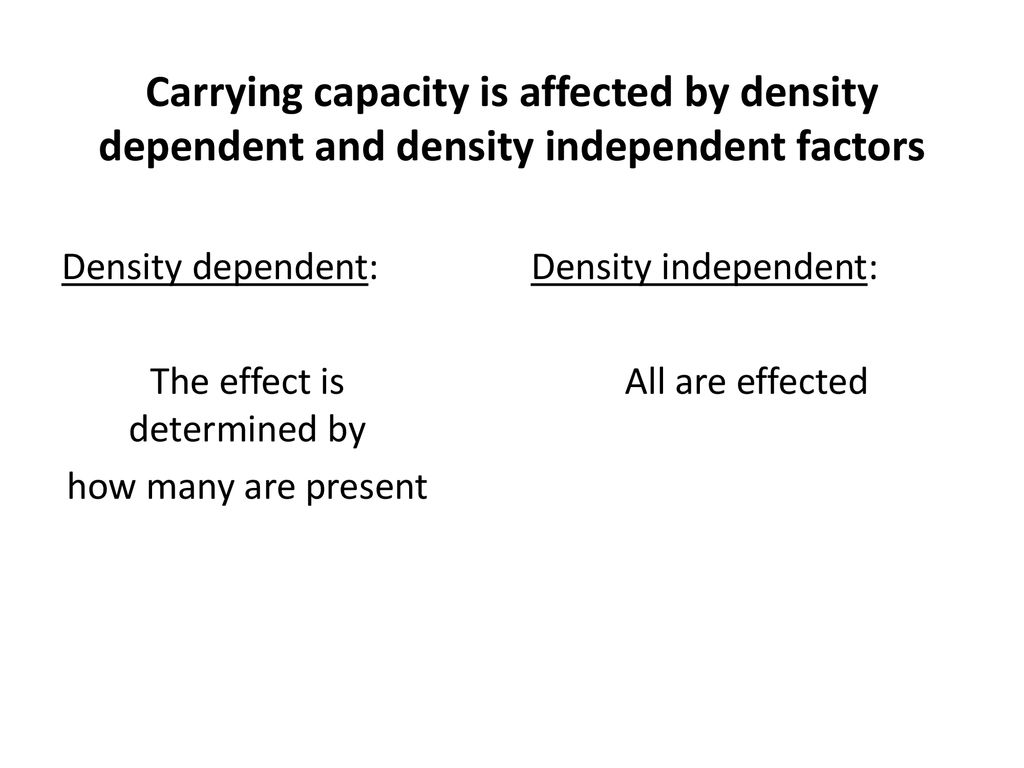 Carrying Capacity. - ppt download