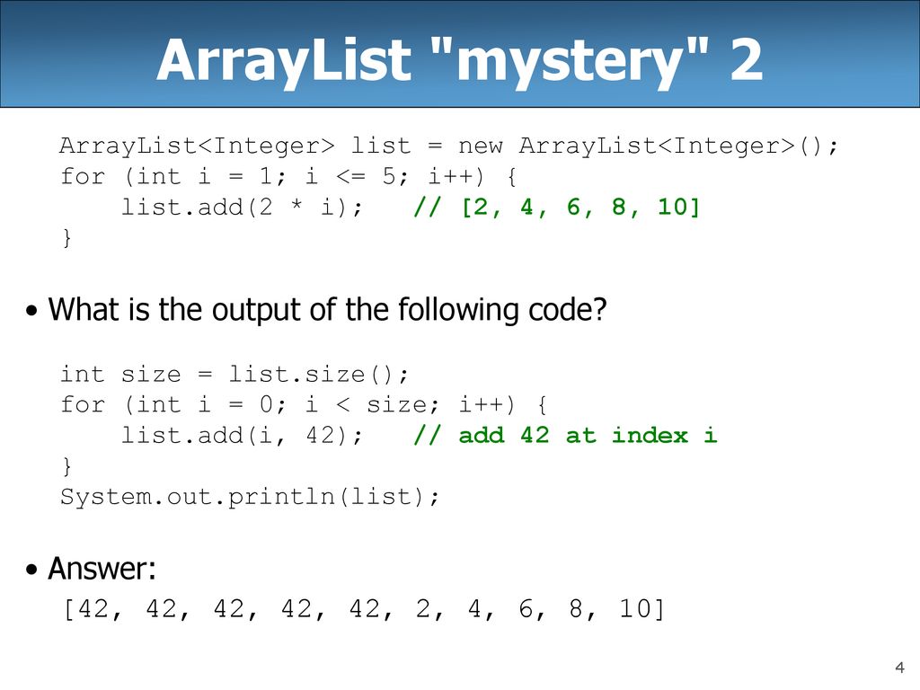 CSE 143 Lecture 3 More ArrayList; object-oriented programming - ppt ...