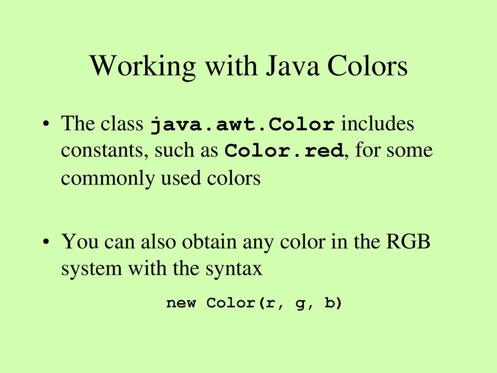 Computer Science 209 Images and GUIs. - ppt download