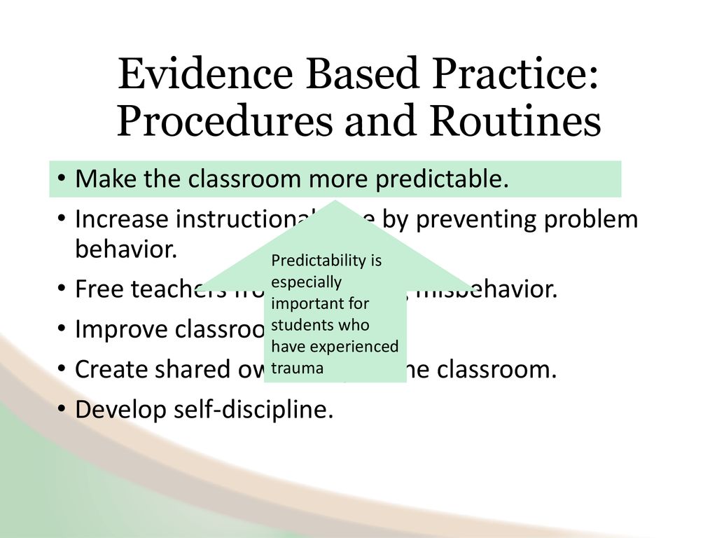 Module 2 Expectations And Procedures Section 2: Developing Procedures ...