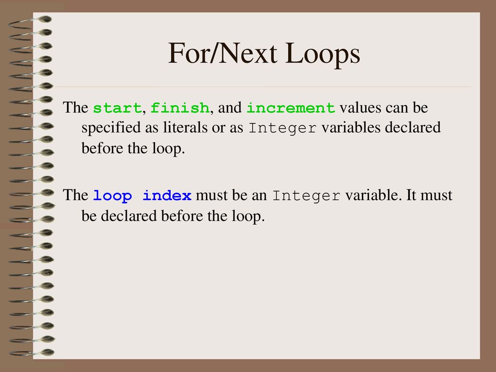Conditional Loops Counted Loops - ppt download