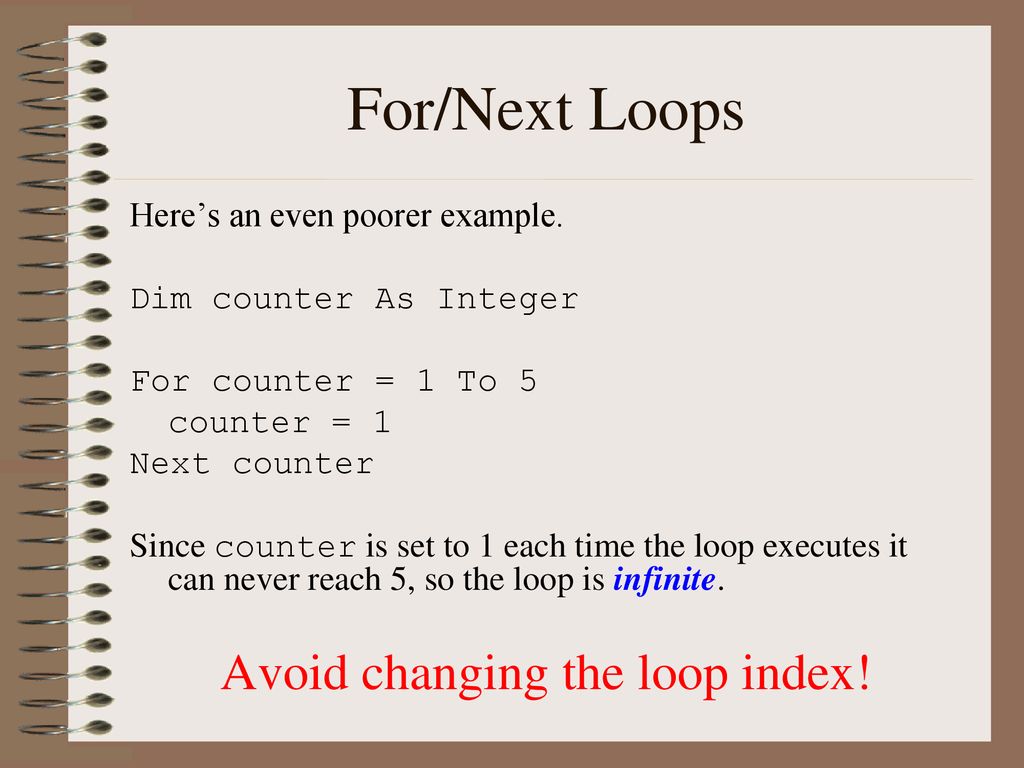 Conditional Loops Counted Loops - ppt download