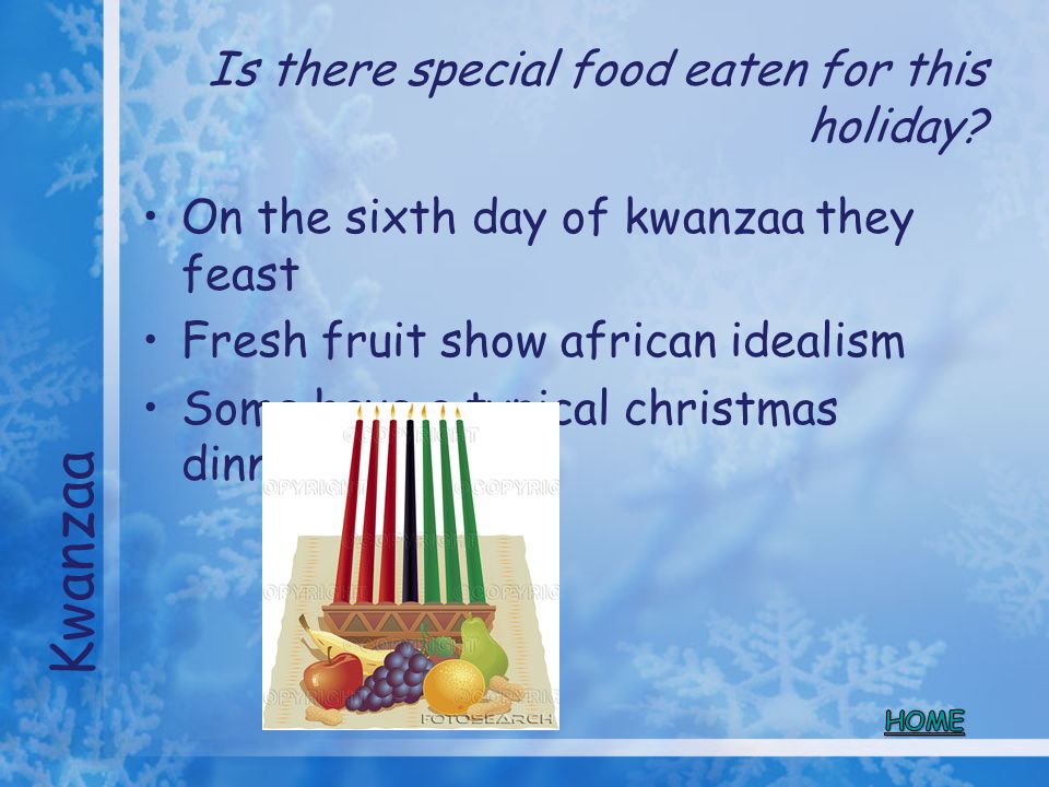 Is there special food eaten for this holiday