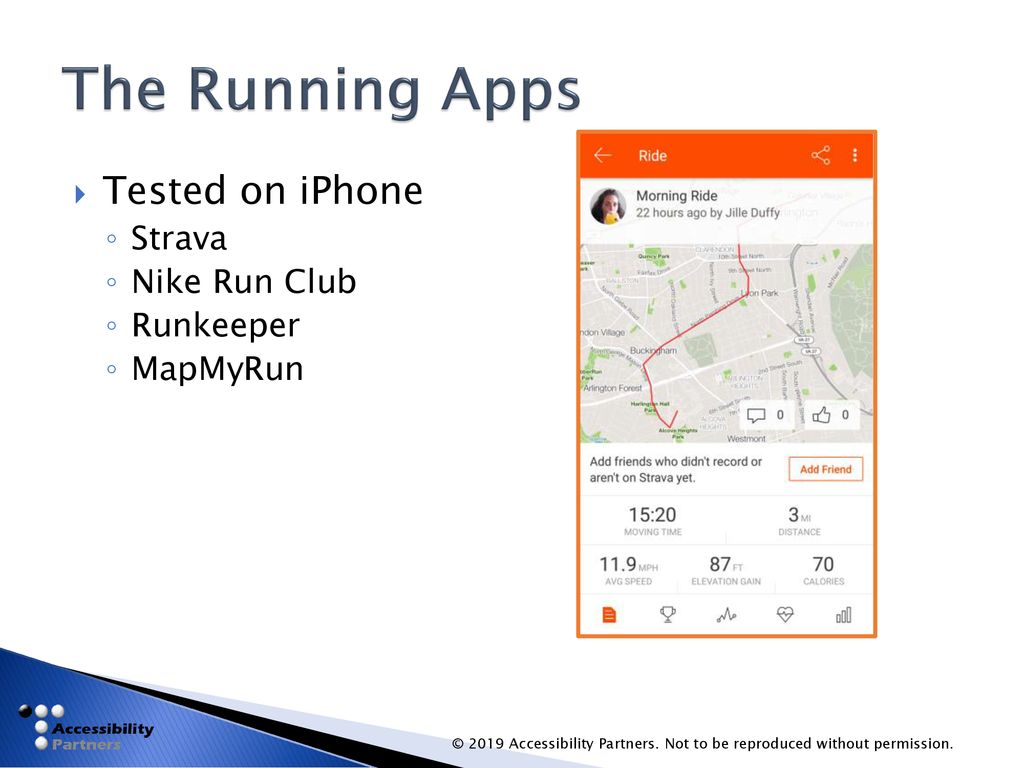 Going the Distance: The Accessibility of Fitness Apps and Running - ppt  download