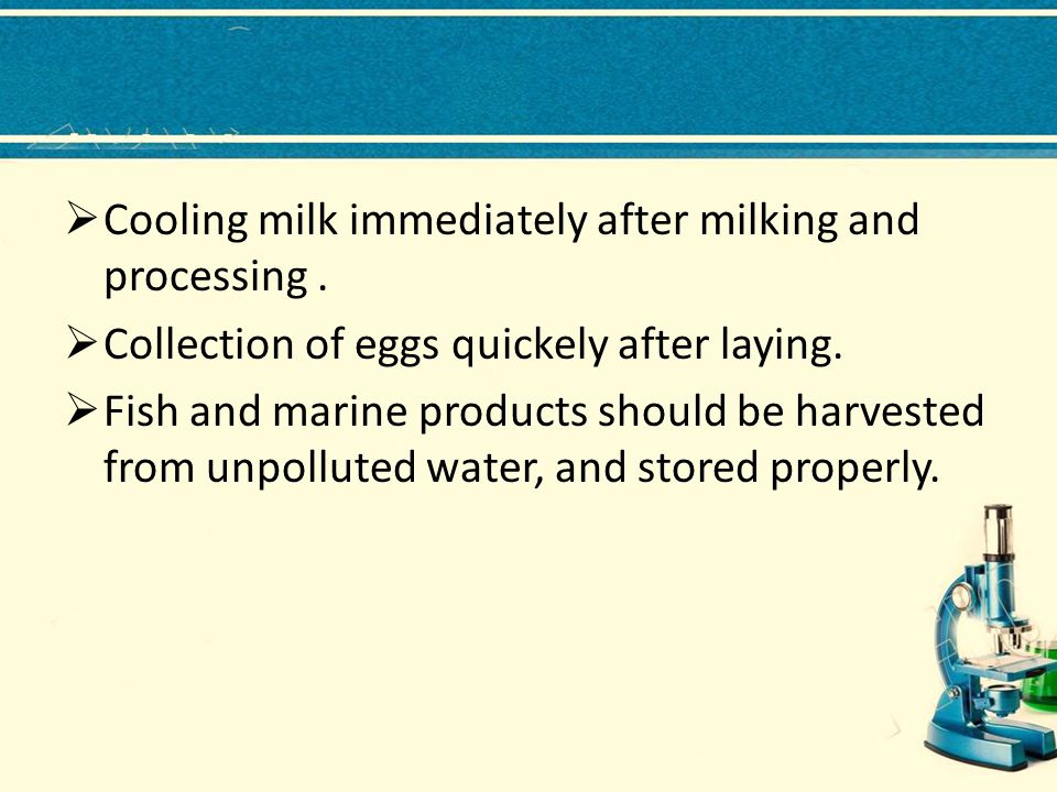 Cooling milk immediately after milking and processing .