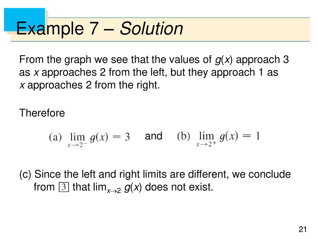 Example 7 – Solution