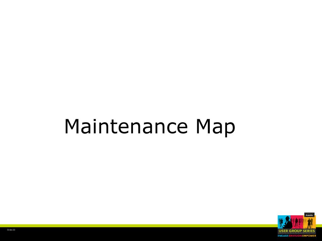 Maintenance Map