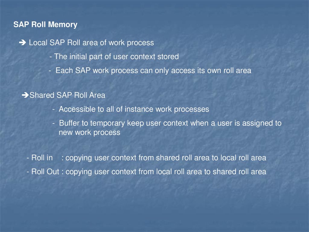 SAP Memory Management (an Overview) - ppt download