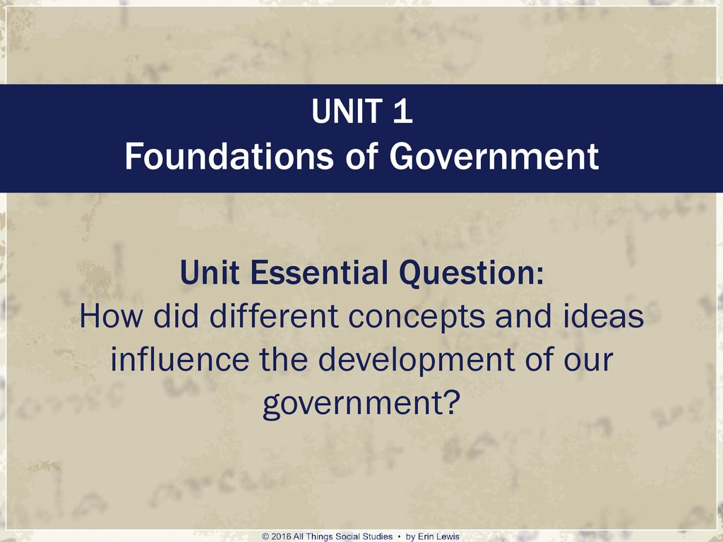 Foundations of Government - ppt download