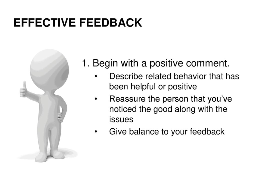 How to Write Effective Feedback Comments - ppt download