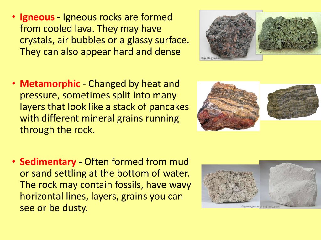 Discuss Their Similarities And Differences Between These Rocks Ppt Download