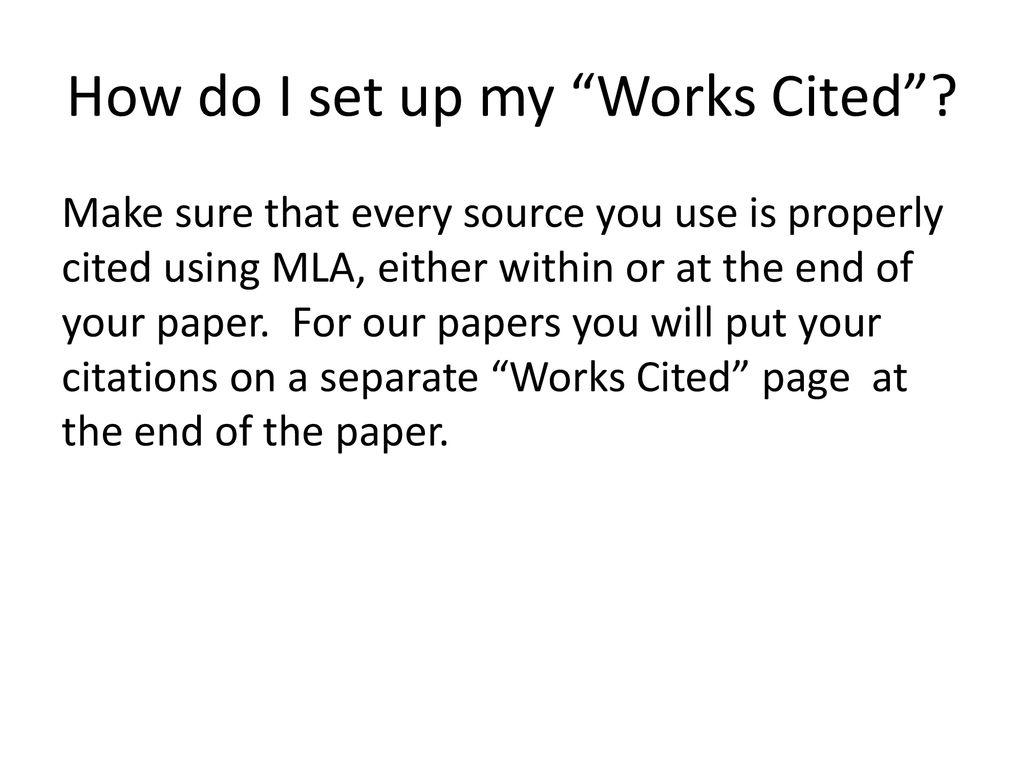 EQ: How do I properly cite a source? - ppt download