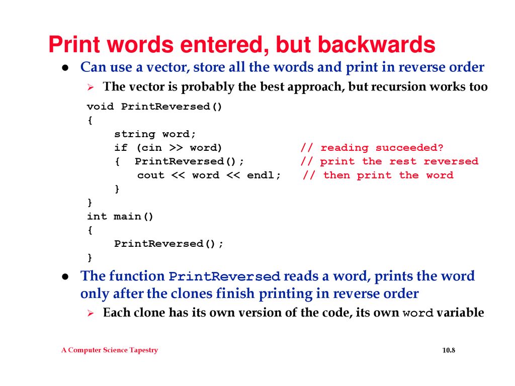 Solving Problems Recursively - ppt download