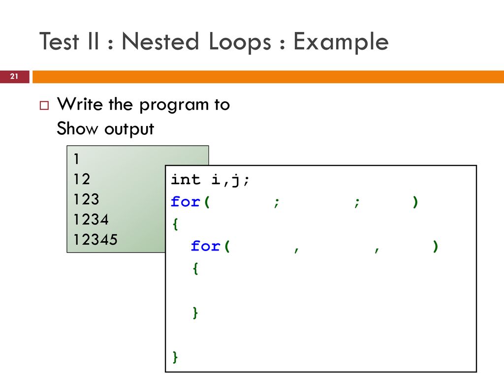 Iteration (Loop) part II - ppt download