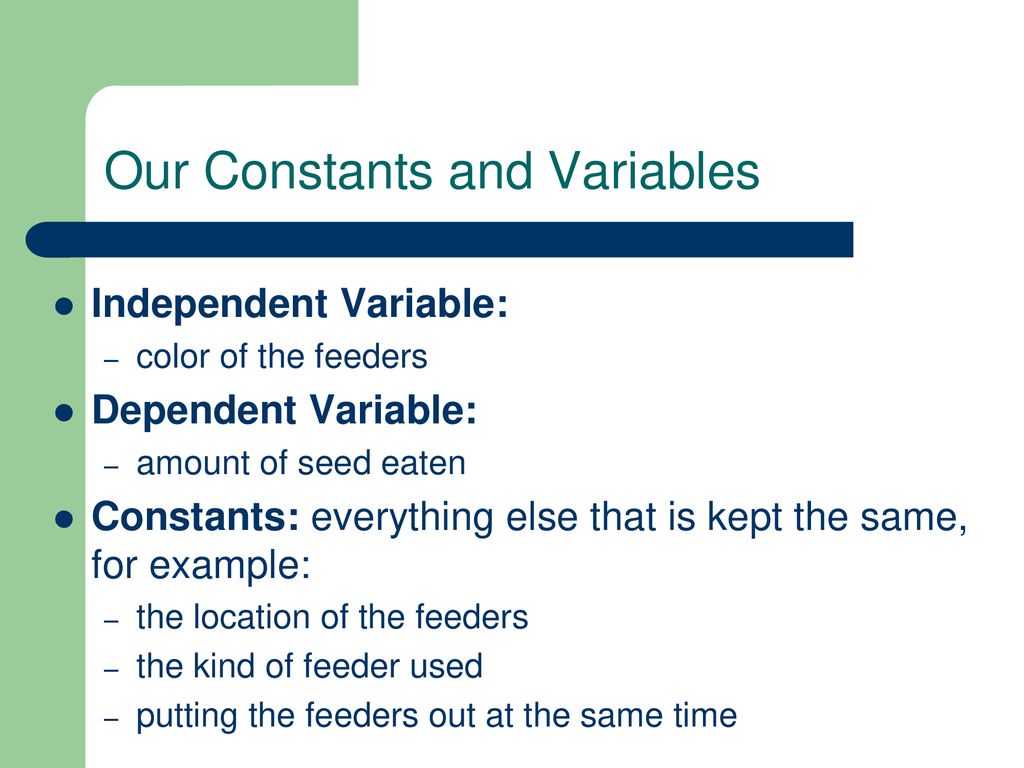 Variables in science experiments ppt download
