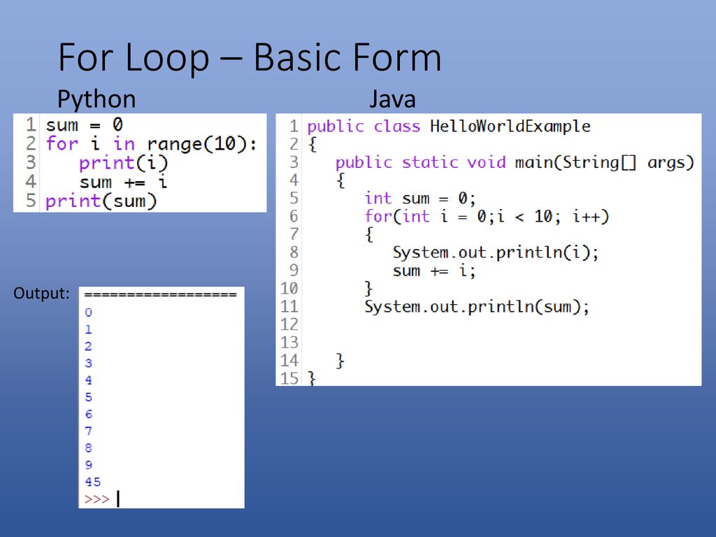 Comparing Python and Java - ppt download