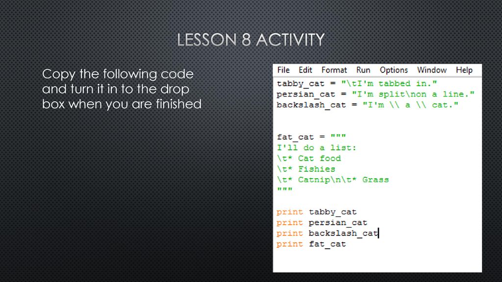 Python Lessons 7 & 8 Mr. Kalmes. - ppt download