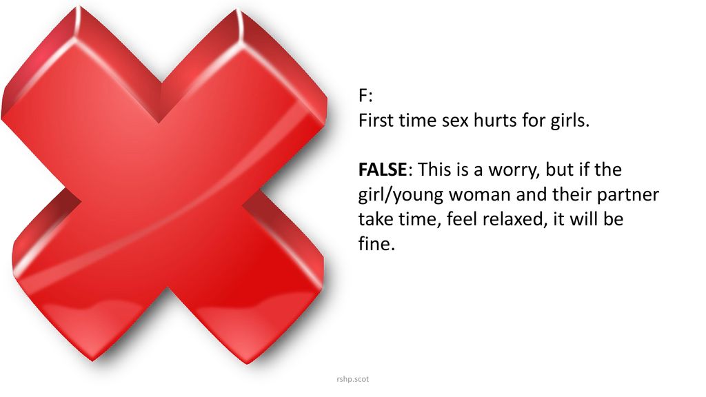 To for things time sex when having know the first Does Sex