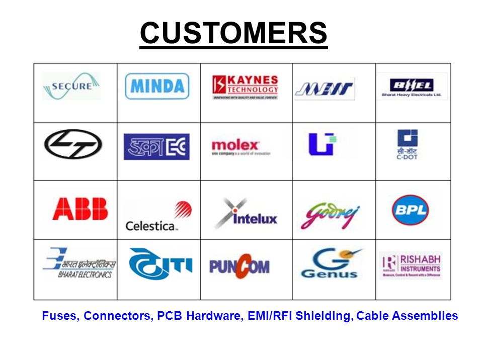 Fuses, Connectors, PCB Hardware, EMI/RFI Shielding, Cable Assemblies