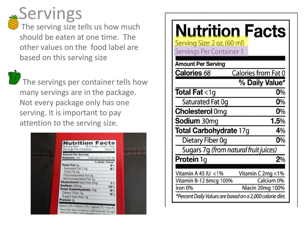 How to read a nutrition label - ppt download