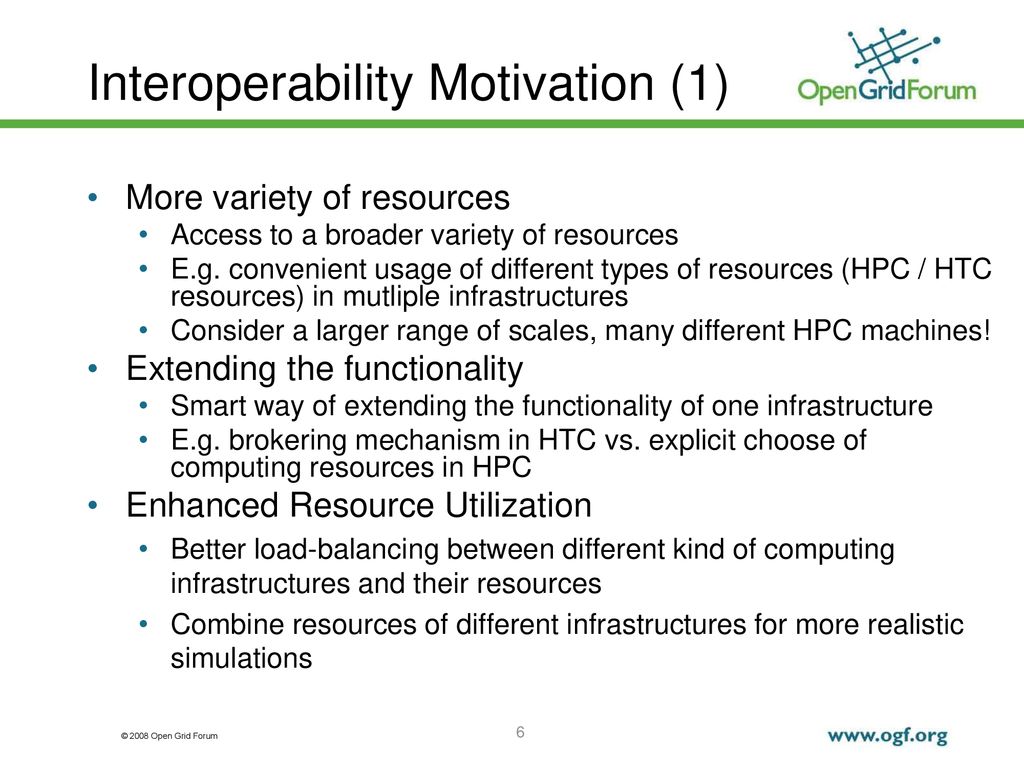 Interoperability Motivation (1)