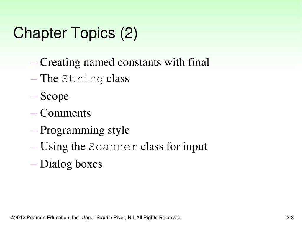 Chapter 2: Java Fundamentals - ppt download