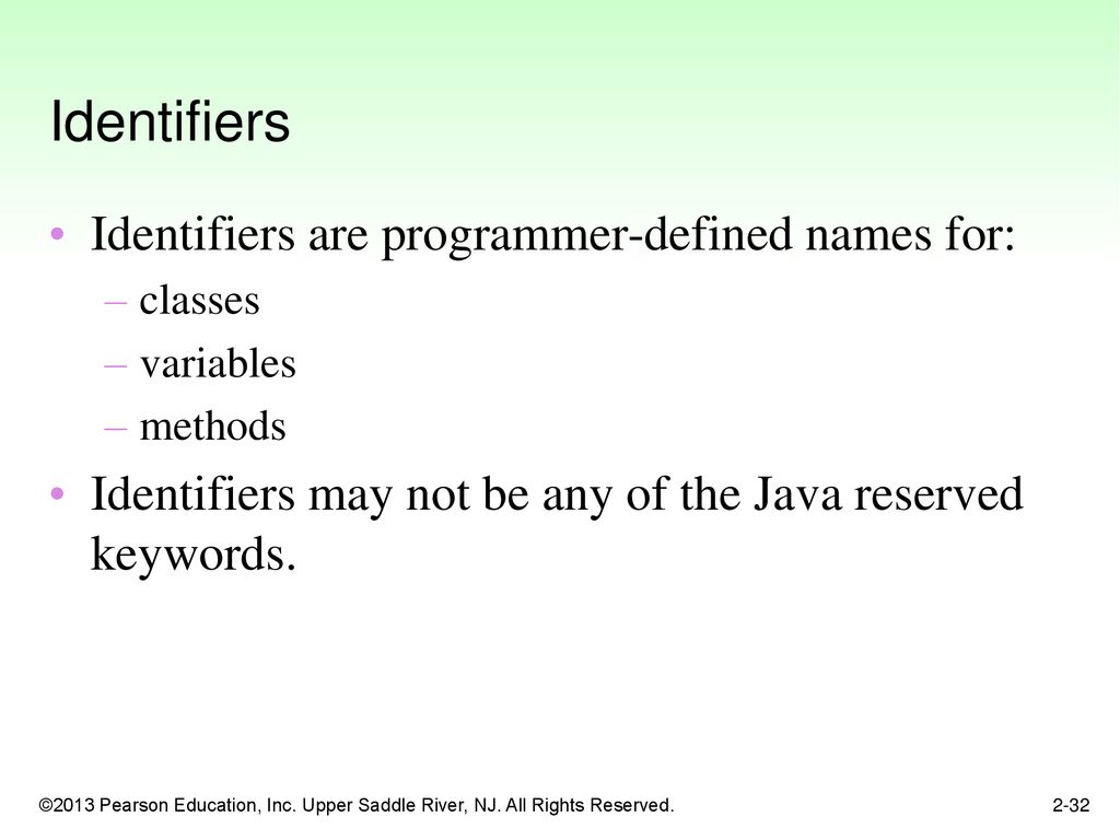 Chapter 2: Java Fundamentals - ppt download