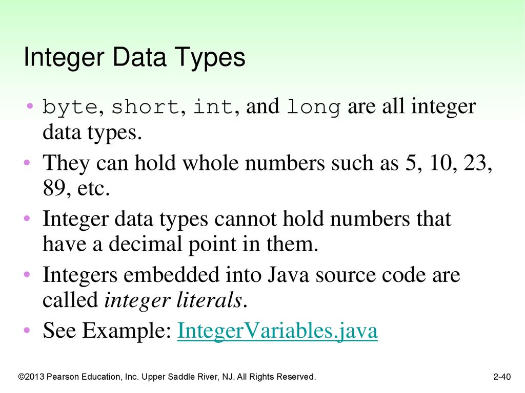 Chapter 2: Java Fundamentals - ppt download