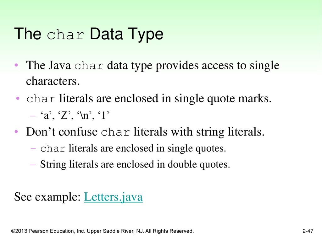 Chapter 2: Java Fundamentals - ppt download